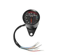 Indicatore Tachimetro Per Harley Bobber Chopper Cafe | Pannello Strumenti Moto Contachilometri Universale Per Moto(Black)