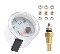 Indicatore temperatura acqua, 52mm 2 '' Motore universale per auto LED blu digitale Indicatore temperatura temperatura acqua Intervallo 40-120 ℃