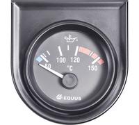 Indicatore temperatura olio e acqua equus 842109 strumento da incasso campo di