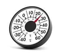 Indicatore temperatura per interni esterni con display a doppia Robusta struttura in ABS Facile installazione per serre Utilizzare termografia adesiva