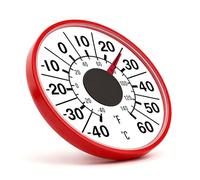 Indicatore temperatura per interni esterni con display a doppia Robusta struttura in ABS Facile installazione per serre Utilizzare termografia adesiva