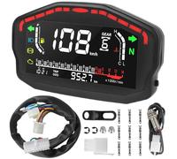 Indicatore tragitto moto Moto Refit Universale Digitale 2/4 Cilindro Scooter ATV Contagiri Indicatore Retro Contachilometri