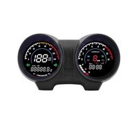 Indicatore Velocità Contagiri Per Moto Tachimetro Cruscotto Digitale Contachilometri Contatore Carburante Voltmetro Per Titan 150 Per Cg150 Per Fan150(Color2)