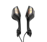 Indicatori Compatibile Con Per ZX10R 2011 2012 2013 2014 2015 Specchietto Retrovisore Per Motocicletta Luce Di Direzione Specchietto Laterale Nero Sportivo