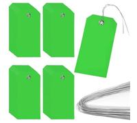 Indicatori di dimensione for grucce in plastica | 160 pezzi multicolori for l'organizzazione di ganci for negozi al dettaglio(Green)