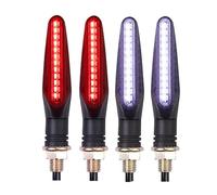 Indicatori di Direzione 2/4 pezzi Indicatori di direzione per motocicletta Luce 12 * 335SMD Indicatore lampeggiante IP67 Luci lampeggianti pieghevoli 12V Accessori