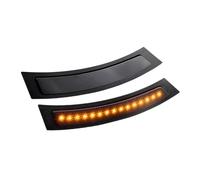 Indicatori Di Direzione 2 Pezzi Led Paraurti Anteriore Indicatore Laterale Riflettore Per BMW E92 E93 Serie 3 2DR Coupé Per Convertible 2007-2013 Lampada di Segnalazione(2xBlack Lens yellow)