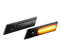 Indicatori Di Direzione 63138357047 2x LED Indicatori Direzione Dinamici Lampada Laterale Per BMW E30 E32 E34 E36 1990-1996 Per M3 Per M5 3 5 7 Serie Lampada di Segnalazione(Smoked Dynamic)
