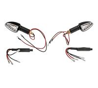 Indicatori di direzione a LED Oxford Arrow lunghi con lente trasparente e involucro nero