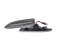 Indicatori di direzione dinamici per Jaguar X-Type 2002-2008 2009, luci di Posizione Laterali, indicatori di direzione sui parafanghi, luci Lampeggianti sugli specchietti (Monocolore)