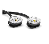 Indicatori Di Direzione Indicatore Direzione Lampeggiante Motocicletta Per Yamaha R6 R3 R1 FZ1 FZ6 YZF R125 Xj6 MT 07 09 Luce Di Posizione Laterale(BIANCO)