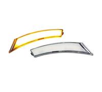 Indicatori Di Direzione Laterali Per Pontiac Per Solstice 2006-2010 Per Saturn Per Sky 2007-2010 Lente Affumicata Ambra Full LED Luci Di Posizione Laterali Anteriori Passaruota(Clear Lens Amber)