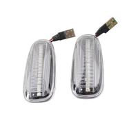 Indicatori Di Direzione LED Acqua Che Scorre Indicatori Direzione Dinamici Luce Indicatore Laterale Per Opel Per Zafira A 1999-2005 Per Astra G 1998-2009 Lampada di Segnalazione(CrystalV 15LED)