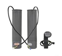 Indicatori di direzione per manubrio scooter elettrico con controller, indicatori LED impermeabili per Xiaomi per MI 4 Pro Plus Max, diametro interno 22 mm, grigio