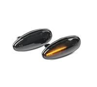Indicatori di direzione Per Mitsubishi Per Outlander 03-06 Per Lancer Per EVO Dynamic Smoke LED Side Marker Light Indicatore Direzione Indicatore Laterale Indicatori Specchio Lateral(Dynamic Smoked)