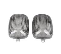 Indicatori di direzione per moto 2 pezzi di svolta anteriore del motociclo per la copertura della lente illuminazione lampada segnalazione per CBR 600RR 1000RR 1997-2007(Nero)