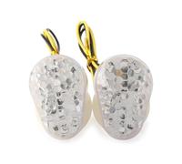Indicatori di direzione per moto Per Moto Indicatori di direzione Singal Lampade Lampeggiatore Per ZX6R ZX7R ZX9R Z750 Z750s ZR7S ZRX1200 ZZR600 2 pezzi(Clear)