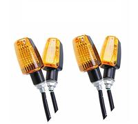 Indicatori di Direzione per Motociclette, Indicatori di Direzione Impermeabili, Set da 4 Pezzi, Indicatori di Direzione Universali per Moto, Lampadine Color Ambra per Lampade da Moto