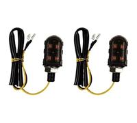 Indicatori Di Direzione Per Motociclette Indicatori Di Direzione Moto Universali 4 LED Ambra Direzionali Accessori L'illuminazione