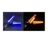 Indicatori Di Direzione Per Motociclette PER Honnet PER CB500X PER NC750X PER Indicatori Direzione Accessori Universali Moto Interruttori Luce Stroboscopica ABS(Red and blue)