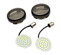 Indicatori Di Direzione Per Motociclette Per Road King Per Ultra Glide Per Turn Indicatori Direzione Luce Anteriore Posteriore Moto 1156 1157 Con Lente(1157 W Gray Lens)