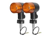 Indicatori Di Direzione Universali 2/4 Pezzi Accessori Guscio Elettrolitico Nero Indicatori Di Direzione Per Moto(Black-2Pcs)