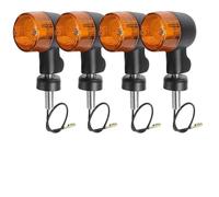 Indicatori Di Direzione Universali 2/4 Pezzi Accessori Guscio Elettrolitico Nero Indicatori Di Direzione Per Moto(Black-4Pcs)