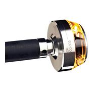 indicatori di fine Handlebar motogadget mo. Blaze DISC, a sinistra, lucidato, argento