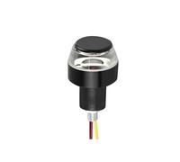 Indicatori di Moto Segnalazione Luci 12V Luce Di Direzione Laterale Per Manubrio Della Motocicletta, Lampeggiante, Luce Di Posizione Laterale, Luce Di Segnalazione(White and Red)