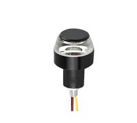 Indicatori di Moto Segnalazione Luci 12V Luce Di Direzione Laterale Per Manubrio Della Motocicletta, Lampeggiante, Luce Di Posizione Laterale, Luce Di Segnalazione(White and Yellow)