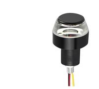 Indicatori di Moto Segnalazione Luci 2 Modelli 12V Moto Manubrio Fine Freccia Luce Lampeggiante Manubrio Lampeggiante Manubrio Luce Di Posizione Laterale Freccia(White and Yellow)