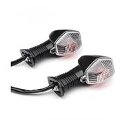 Indicatori di Moto Segnalazione Luci Indicatore Di Direzione Per Suzuki DRZ 400 S SM E SV 650 1000 SFV 650 DL650 DL1000 3 Fili Anteriore E Posteriore Parti Lampeggiatore Lente(WHITE)