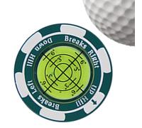 Indicatori di pallina da golf per putting green, Indicatori di pallina da golf per putting green | Indicatore professionale per da lettura per in lega di zinco | Ausilio per la lettura ve