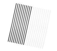 Indicatori di Posizione a Punti Laterali con 20 Pezzi in Plastica ABS in Bianco e Nero per Chitarra e Basso, Migliora il Tuo Strumento