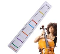 Indicatori di posizione delle dita per violoncello | Adesivo per tastiera per principianti di allenamento pratico | Etichetta della decalcomania di posizione delle guide dita del violoncello - A