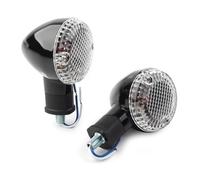 Indicatori di svolta per moto 1 paio di indicatori direzione per moto per lampada segnalazione indicatore ambra lampeggiante con copertura trasparente per bullone XVS950