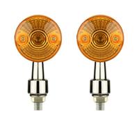 Indicatori direzione 2 Pezzi DC 12V 10W Indicatori Di Direzione Per Motocicletta Luce Ambra Alogena Indicatore Universale M10