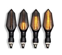 Indicatori Direzione Compatibile Con C600 Sport Per C650 Sport Per C650GT Per C400GT Indicatori Di Direzione Per Moto Indicatori Di Direzione Luce Lampeggiante(2pairs yellow-yellow)