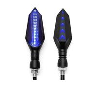 Indicatori Direzione Compatibile Con C600 Sport Per C650 Sport Per C650GT Per C400GT Indicatori Di Direzione Per Moto Indicatori Di Direzione Luce Lampeggiante(1 pair blue-blue)