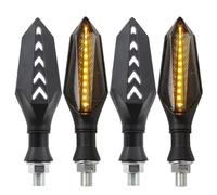 Indicatori Direzione Compatibile con DUCATI Per MONSTER Per M600 Per M750 Per M900 Per Monster Per S4R Dark Per EVO Indicatori di direzione per moto Accessori per luci(White,4piece)