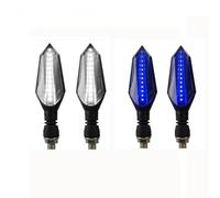 Indicatori Direzione Compatibile Con Suzuki Per GSR 600 Per V-Strom 1050 Per Bandit 650 1250s Indicatori Direzione Motociclette Luce 10MM Lampadine Lampada(Blue and white)