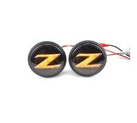 indicatori direzione dinamici Accessori Per Auto Luci Di Posizione Laterali Color Ambra Indicatori Direzione Sequenziali Compatibile Con Nissan Per 370Z 2009-2020(Yellow)