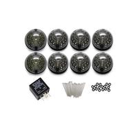 Indicatori Direzione Dinamici Per Land Per Rover Per Defender 1983-2016 Kit Completi Fanale Posteriore A LED Fendinebbia Retromarcia Indicatore Direzione Anteriore Laterale(8Pcs Smoked Lens)
