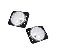 Indicatori Direzione Frecce Laterali Luci Posizione Laterali A LED Giallo Ambra/lampade Per Parafango 2007-2017 Per Jeep Per Wrangler Per JK O JK Per Indicatori Direzione Illimitati (Colore : Clear L