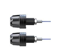 Indicatori direzione Indicatori moto 2 Pezzi 12V Manubrio Motocicletta Fine Freccia Lampeggiante Manubrio Impugnatura Barra Lampeggiante Laterale Angolo Lampada Illuminazione