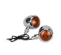Indicatori direzione Lampadine per indicatori di direzione per moto, luce 12V, lampada spia, lampeggiante per 1 coppia