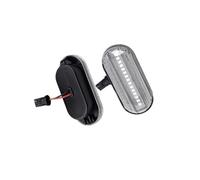 Indicatori Direzione laterali LED 2 Pezzi Di Indicatori Di Direzione Laterali Dinamici A LED Per Ford Per C-Max Per Fiesta Per Focus MK2 Per Galaxy Luce Lampeggiante Sequenziale(Dynamic Clear B)