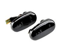 Indicatori Direzione laterali LED Per Alfa Per Romeo Per Mito 147 GT Luce Di Posizione Laterale Dinamica A LED Indicatore Direzione Freccia Indicatore Direzione Trasparente Fumé(Smoky black 2)