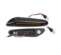 Indicatori Direzione laterali LED Per BMW Luce Di Segnalazione Laterale Dinamica A LED Luce Lampeggiante Sequenziale Per E90 E91 E92 E93 E60 E87 E82 E46(Dynamic Smoked B)