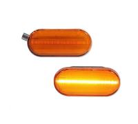 Indicatori Direzione Laterali Luce Per Ford Per C-Max Per Fiesta Per Focus Per MK2 Per Fusion Per Galaxy Luce Di Direzione Laterale Dinamica A LED(Yellow Lens Dynamic)